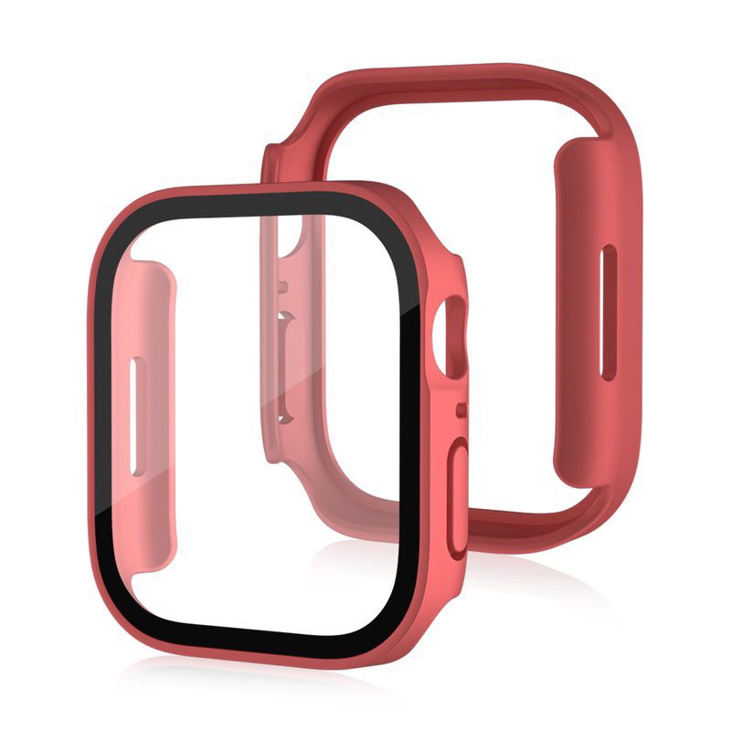 Apple Watch Bumper Matte Doff Case+Glass iWatch Series 1/2/3/4/5/SE/6/7/8/Ultra