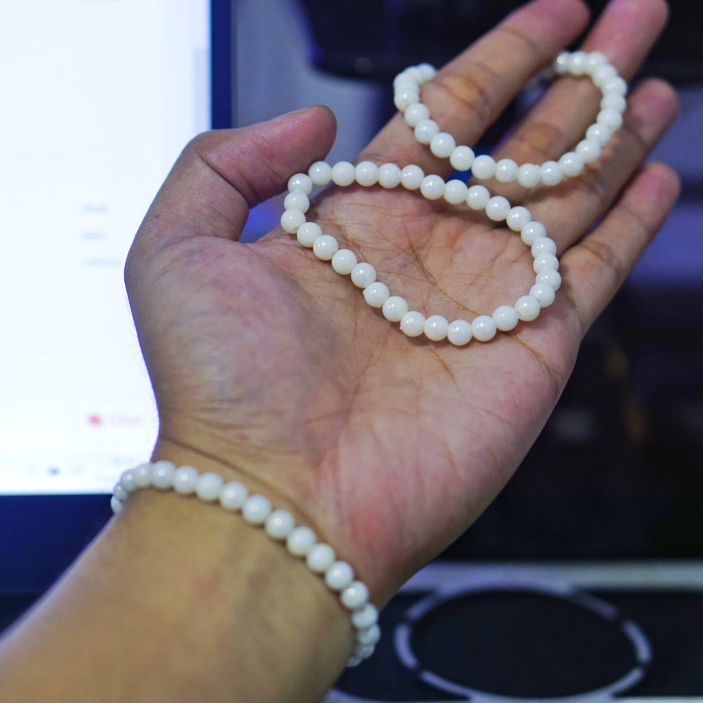 Gelang Mutiara 5 mm Model Korean Untuk Pria Dan Wanita Style Korea