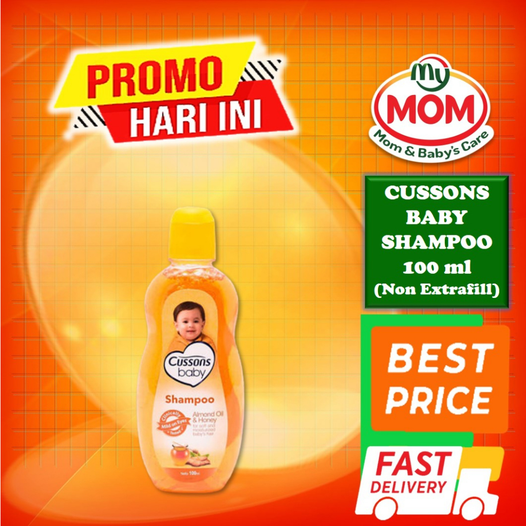 [BPOM] Cussons Baby Shampoo 50ml+50ml  / Cusson Shampoo Bayi / MY MOM