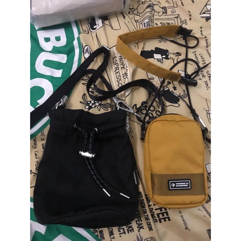 tas ember converse bucket sling bag