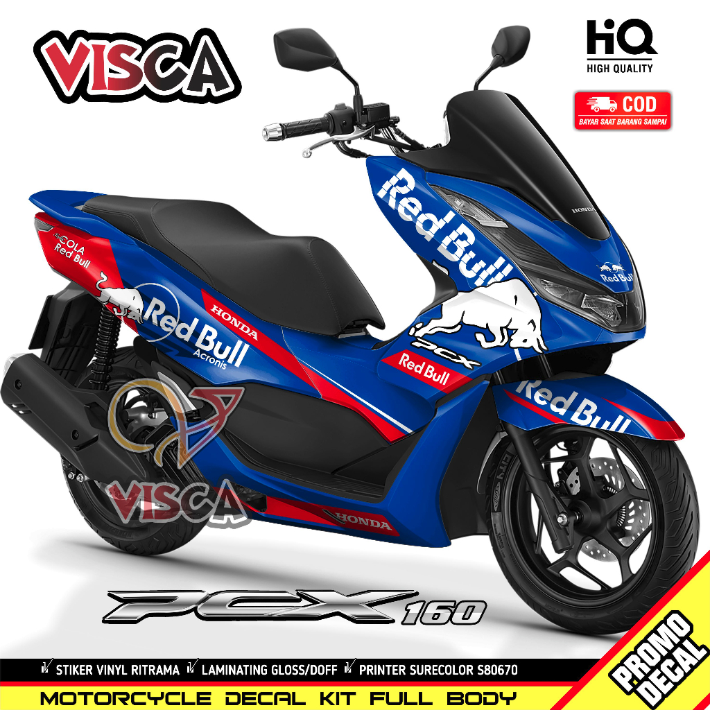 (COD) Decal Pcx 160 Full Body 2021 2022 2023 Stiker Pcx 160 Full Body 2022 Dekal Pcx 160 Full Body 2