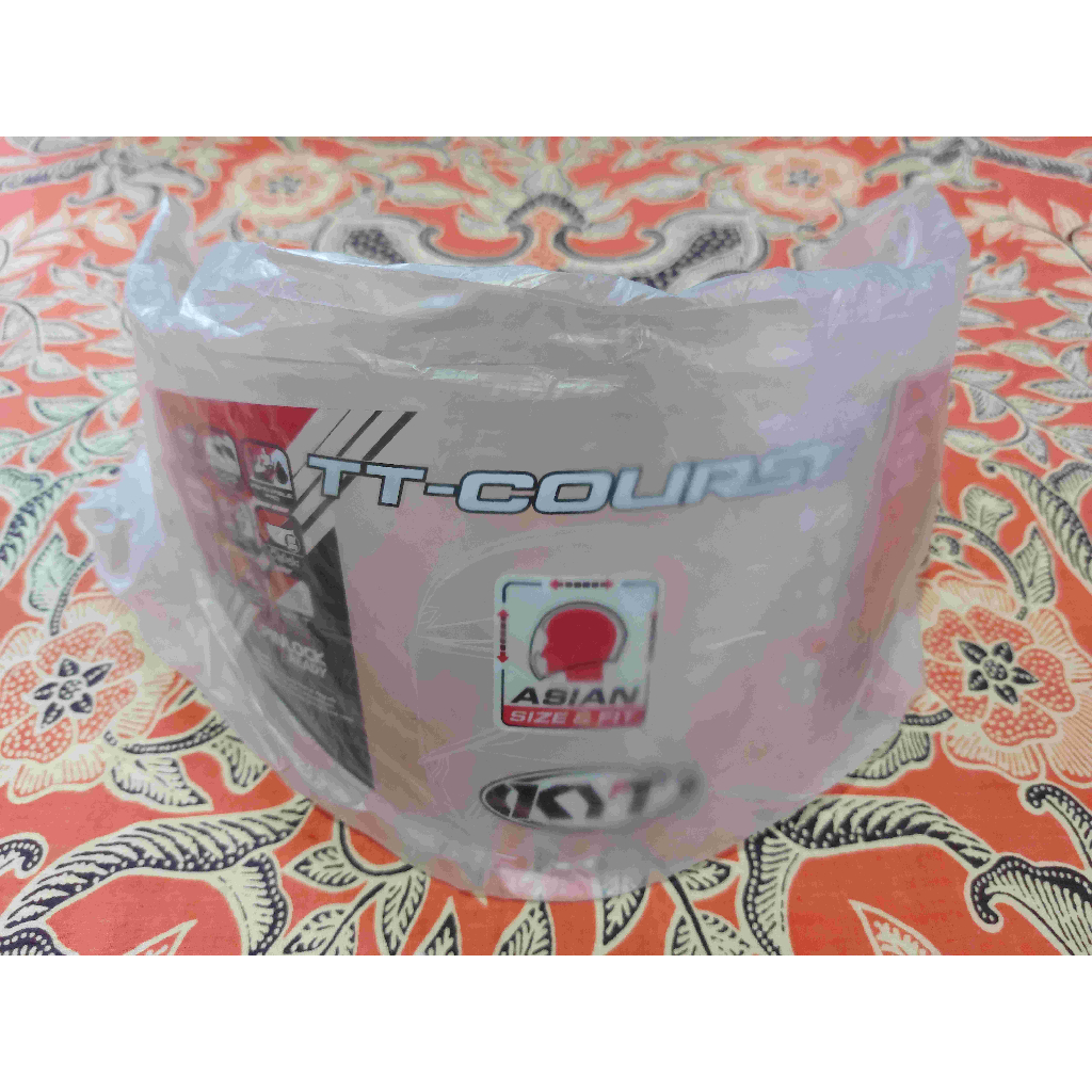 HELM KYT FULL FACE SINGLE VISOR TTC MOTIF ESPARGARO