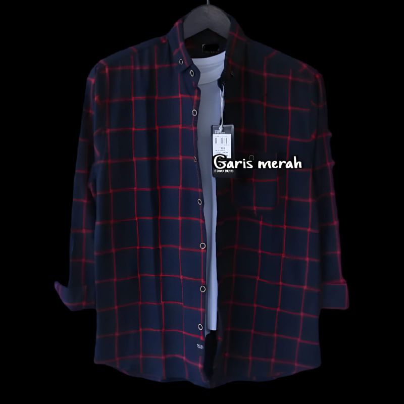 KEMEJA FLANEL JUMBO KEMEJA FLANEL UNISEX KEMEJA FLANNEL LENGAN PANJANG KEMEJA FLANEL PRIA WANITA