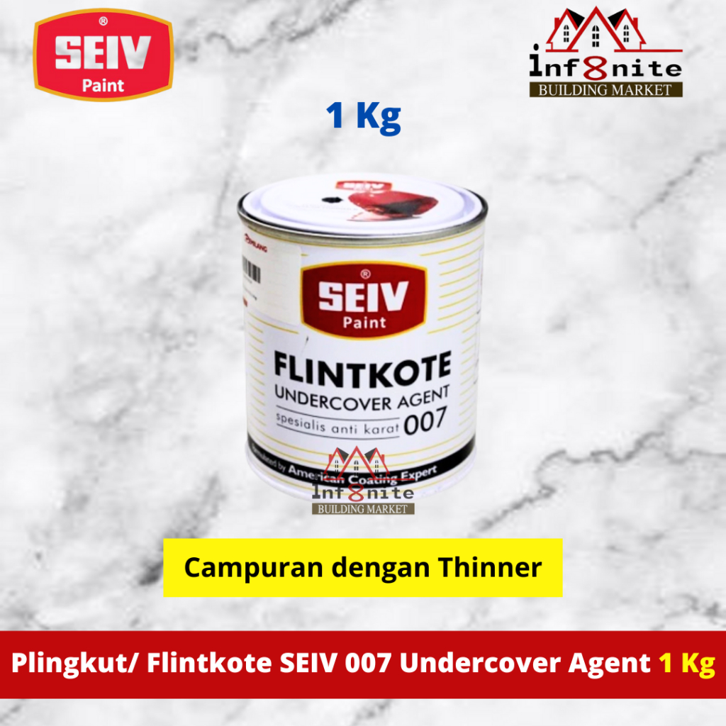 Plingkut Anti Bocor Flinkote Flintkote Seiv 1 KG Anti Karat Undercover Agent 007