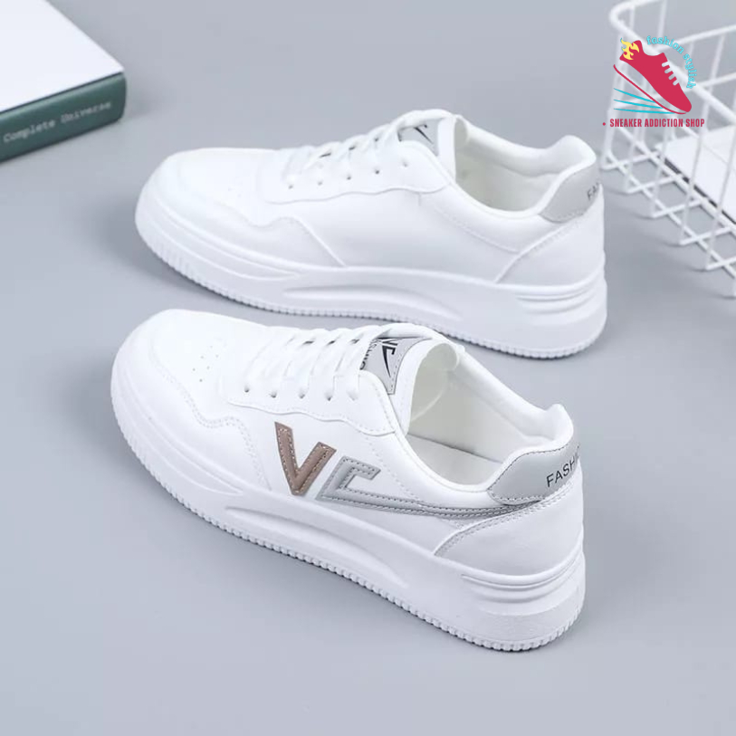 Sepatu Wanita Korea Putih Style Kekinian Sneaker Korea QD 903