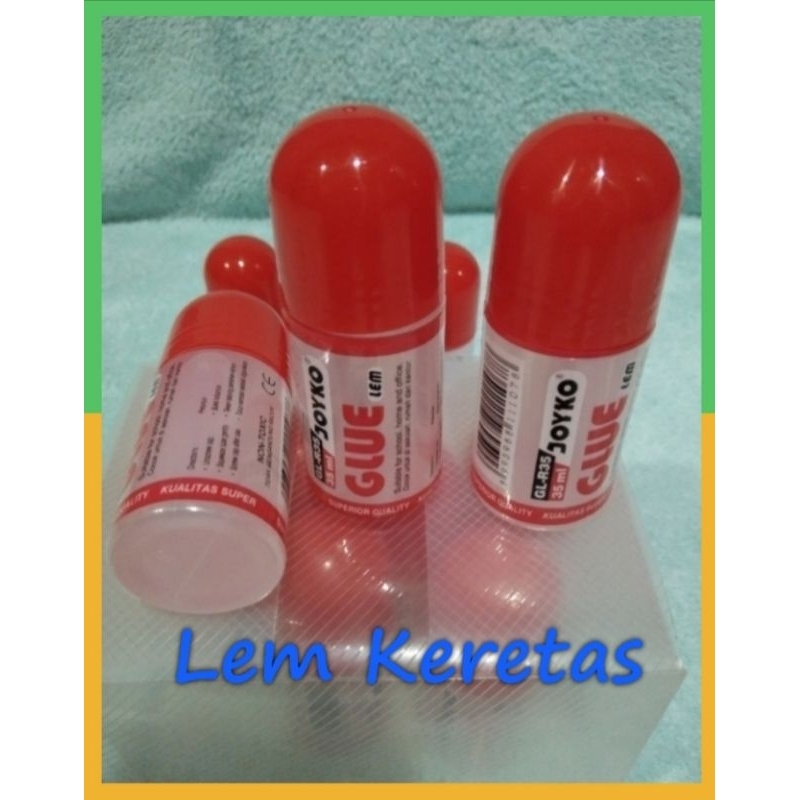 

LEM CAIR LEM STIK LEM KERETAS GLUE 35 ML