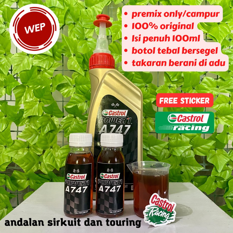 Oli Samping Racing A-7-4–7 Original Kemas Ulang 100ml