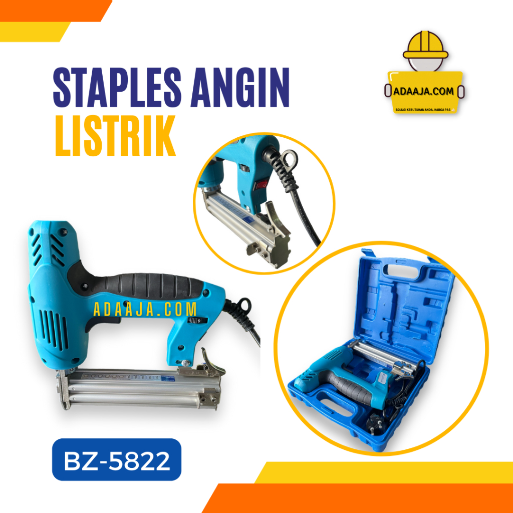 Staples Tembak Listrik Benz BZ 5822 Alat Tembak Paku Listrik
