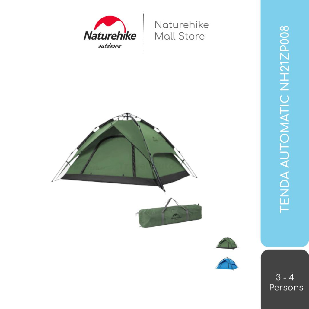 TENDA DOME AUTOMATIC / OTOMATIS CAMPING 3 4 ORANG NATUREHIKE NH21ZP008