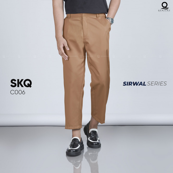 QOMISHU Celana Sirwal Kantor Pria Formal Office Pants Kasual Elegan SKQ