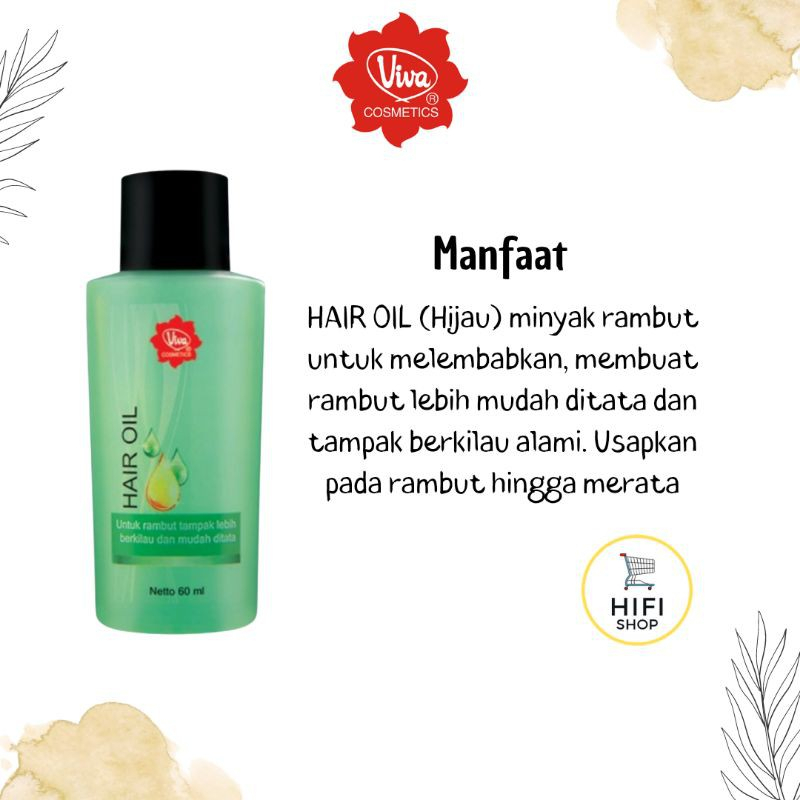 Viva Minyak Rambut Hair Oil Hijau