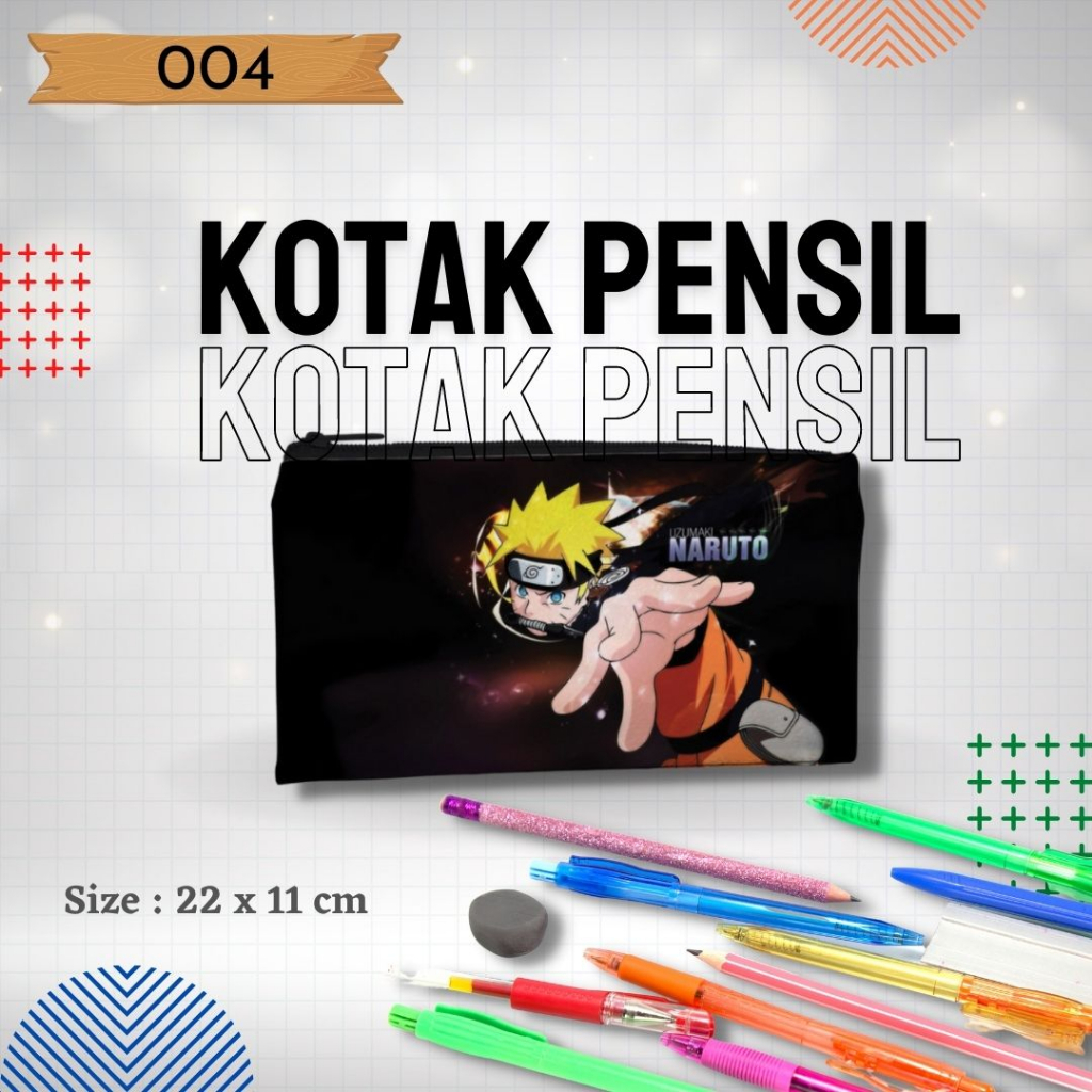 

Tempat Pensil 004 gambar Naruto, Tempat Pensil Karakter
