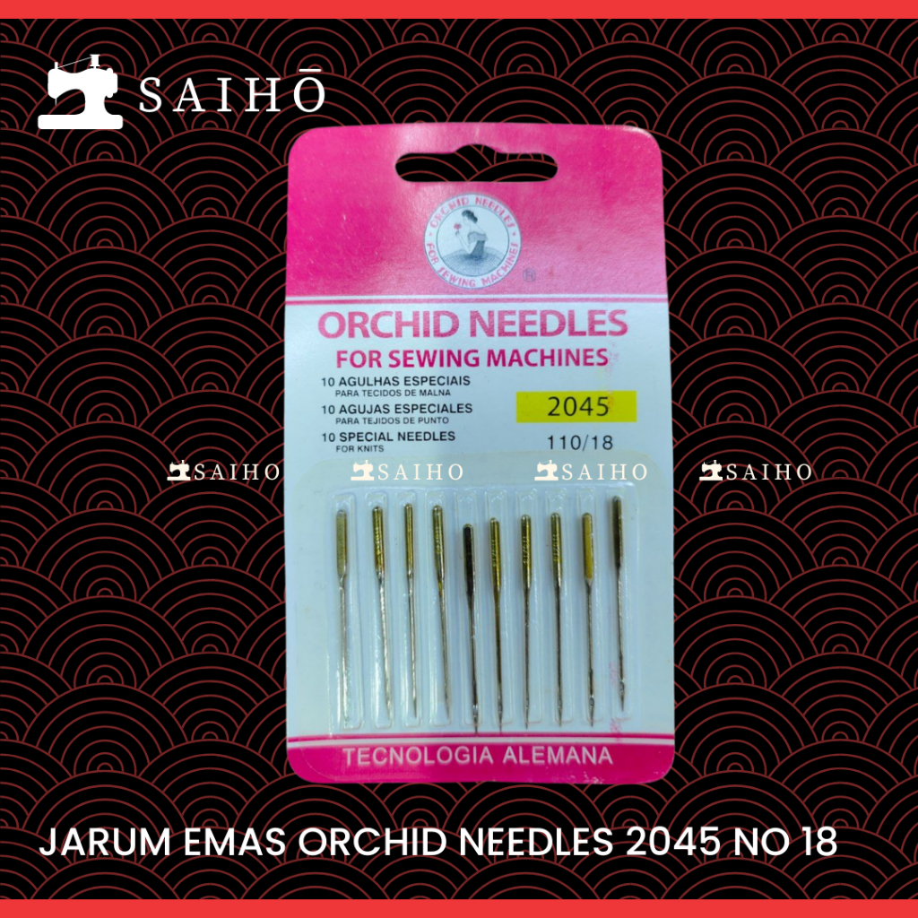 Jarum Emas Orchid Golden Tip Needle Hax1 2045 Anti Loncat