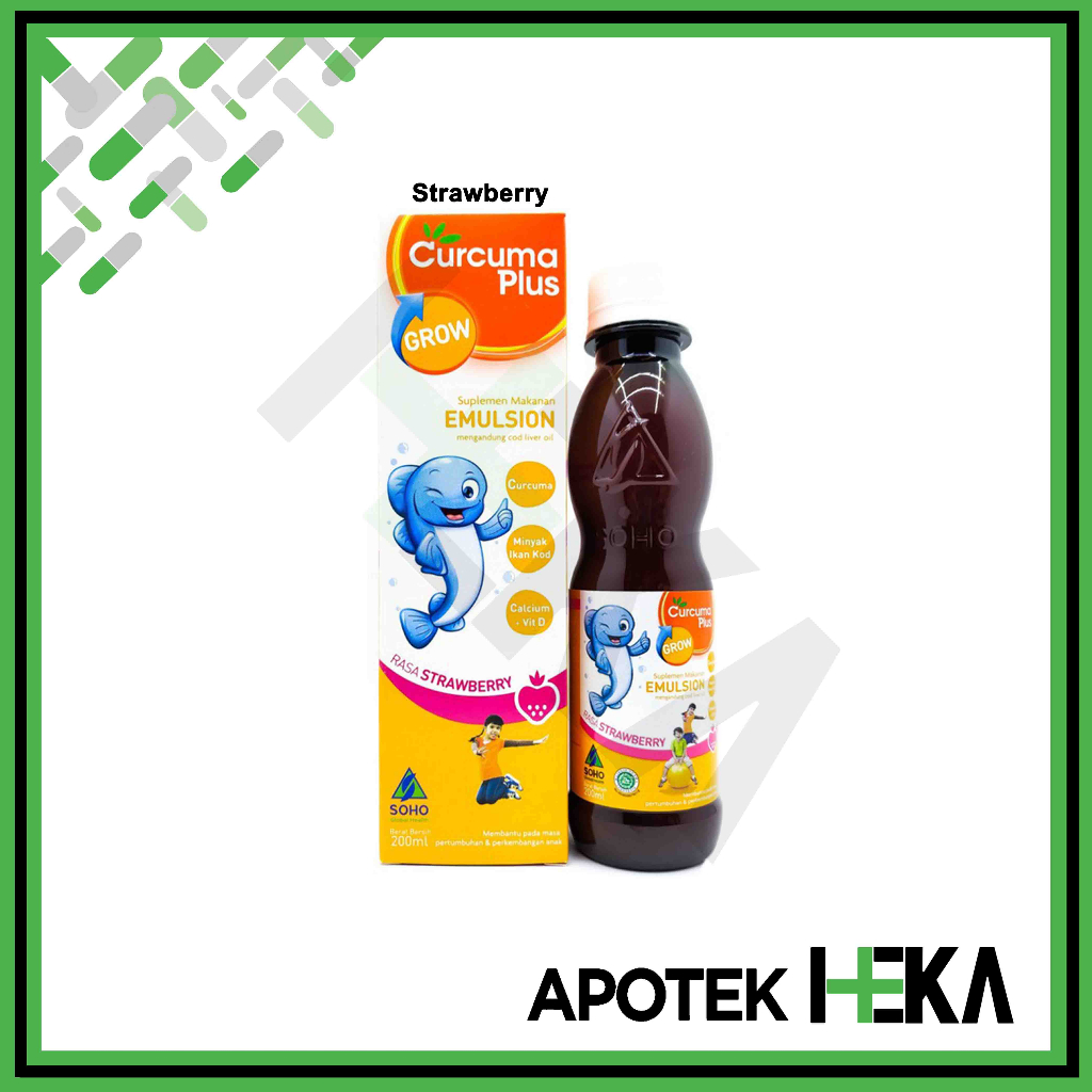 Curcuma Plus Grow Emulsion 200 ml - Sirup Pertumbuhan Anak (SEMARANG)