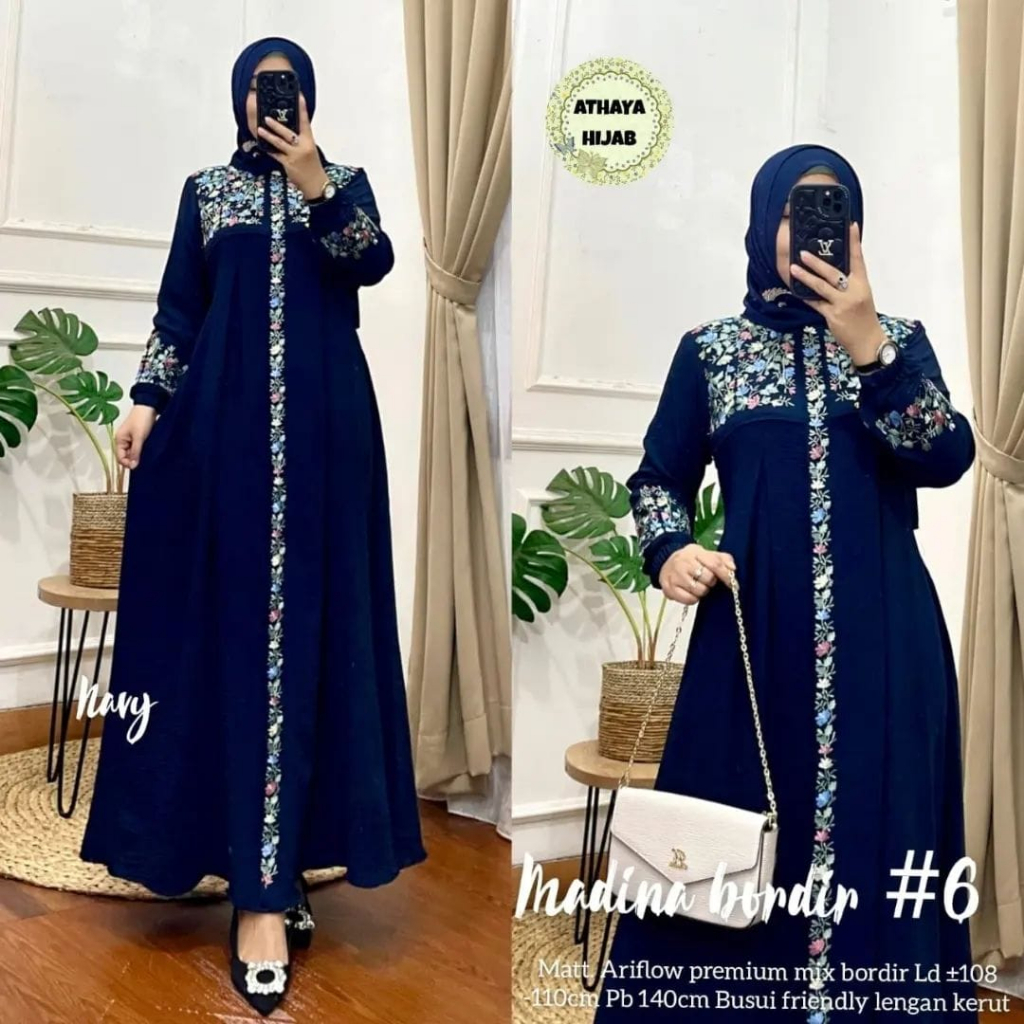 MADINA BORDIR DRESS VOL.6 TERKINI