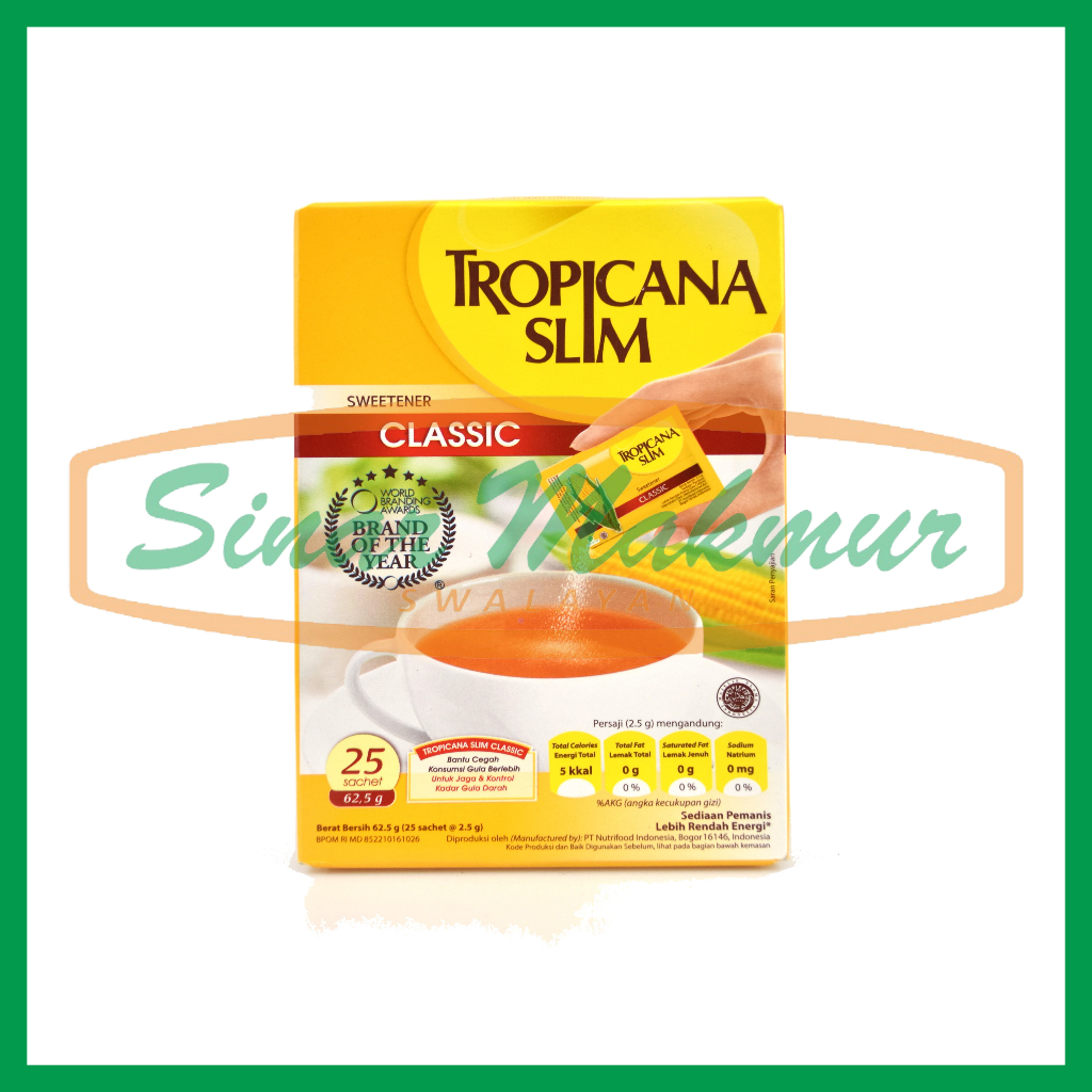 

Tropicana Slim Sweetener Classic 25sheet