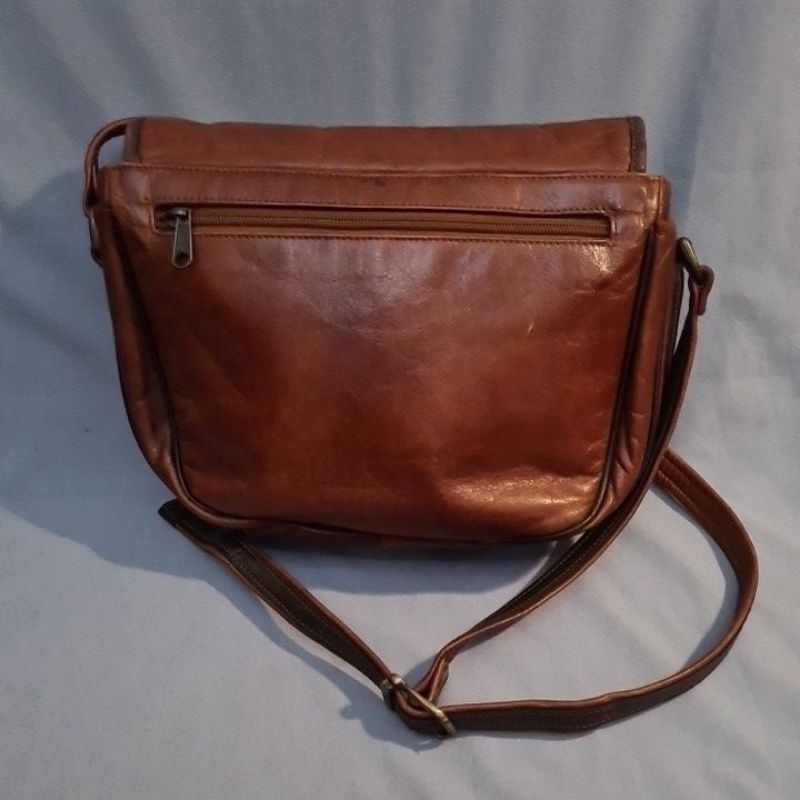 LEATHER BAG LAN* VINTAGE