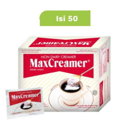 

MAX CREAMER Non Dairy Creamer isi 3 Gram x 50 PCS