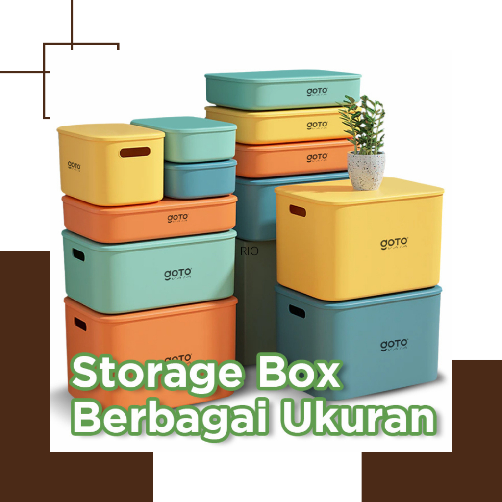 Goto Vaia Storage Organizer Container Box Keranjang Penyimpanan
