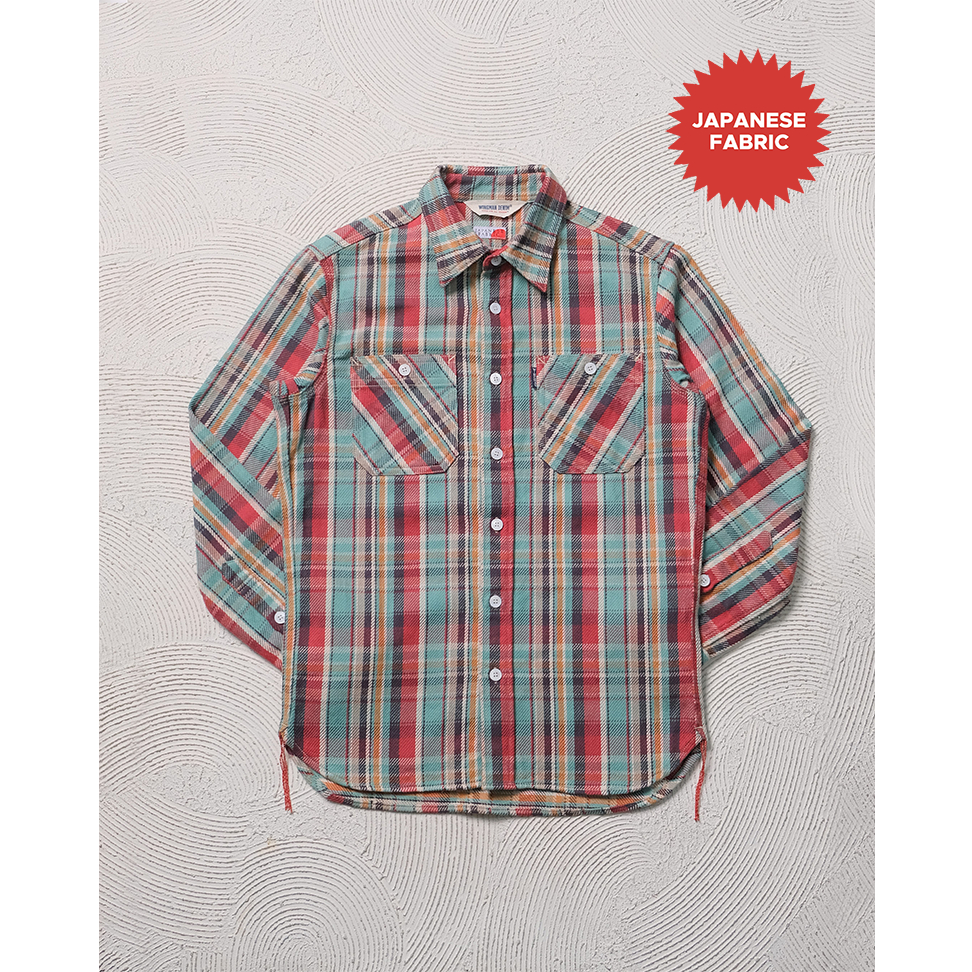 WINGMAN DENIM - JAPAN HEAVY FLANNEL | TOSCA/RED
