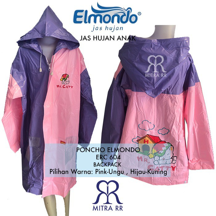 Jas Hujan Elmondo Anak Ponco BACKPACK 604