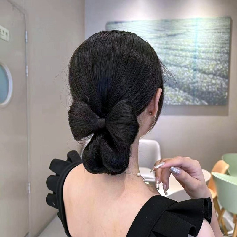 AC093 Jepit Rambut WIG Palsu Berupa Pita Sintetis Premium Extention Model Korea