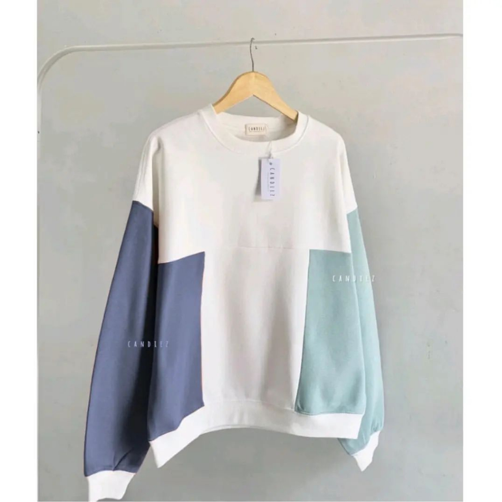 TGL CANDIEZ SWEATER OVERSIZE SWEATER KOREAN STYLE FLEECE