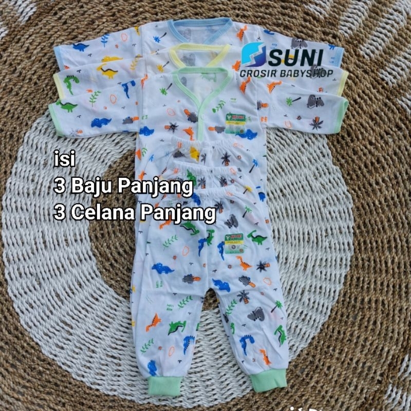 6pcs Baju bayi Bis Panjang dan Celana panjang Promo