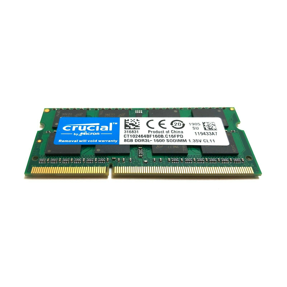 【Jakarta Spot】4GB/8GB Crucial Laptop RAM  DDR3L 1.35V 1600MHZ PC3L-12800 SODIMM  memory for notebok