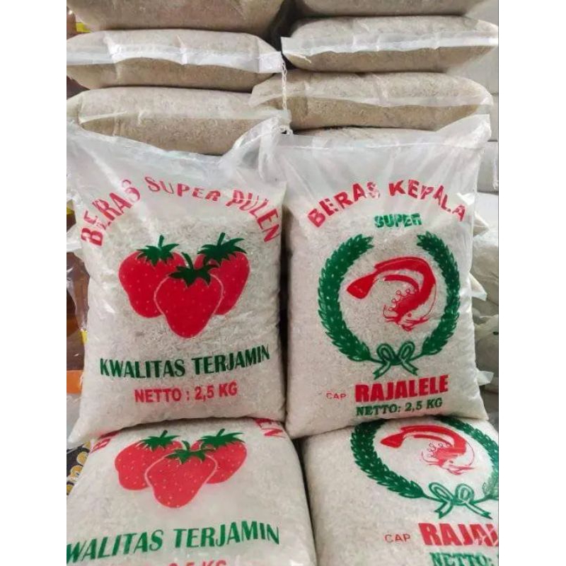 beras rojo lele dan stoberi 2.5 kg