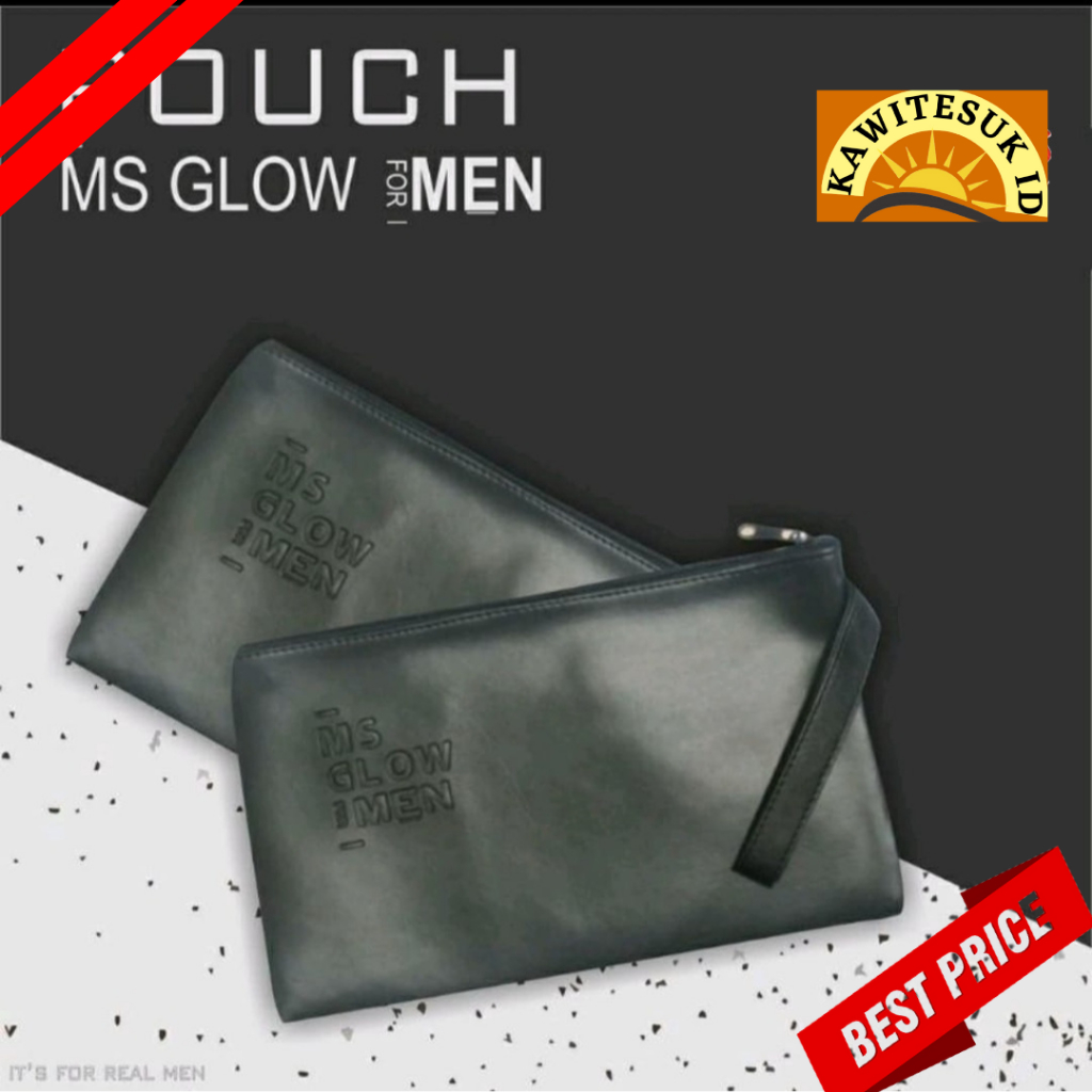 Pouch MS Glow For Man - Tas Handbag Ms Glow Pria - Tas Kosmetik Pria