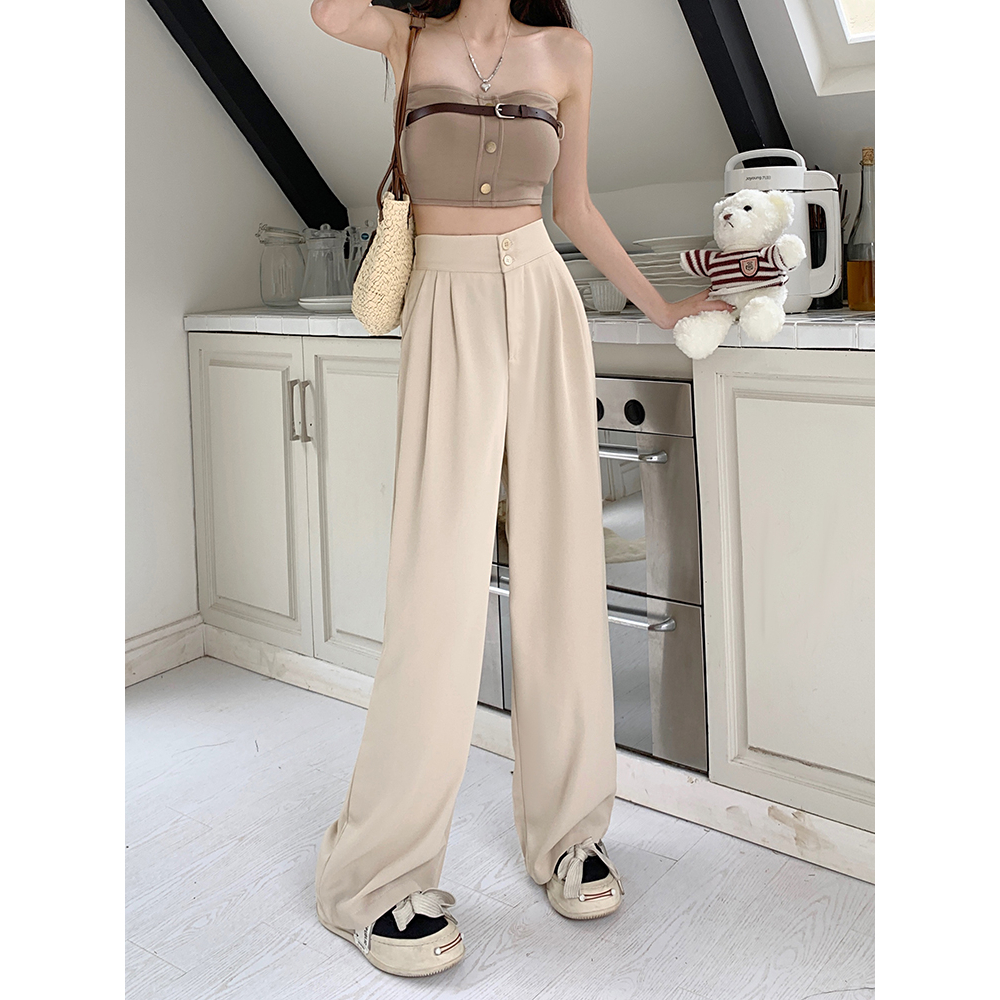 celana wanita terbaru kulot highwaist premium loose causual celana hitam panjang wanita korean style panjang pants