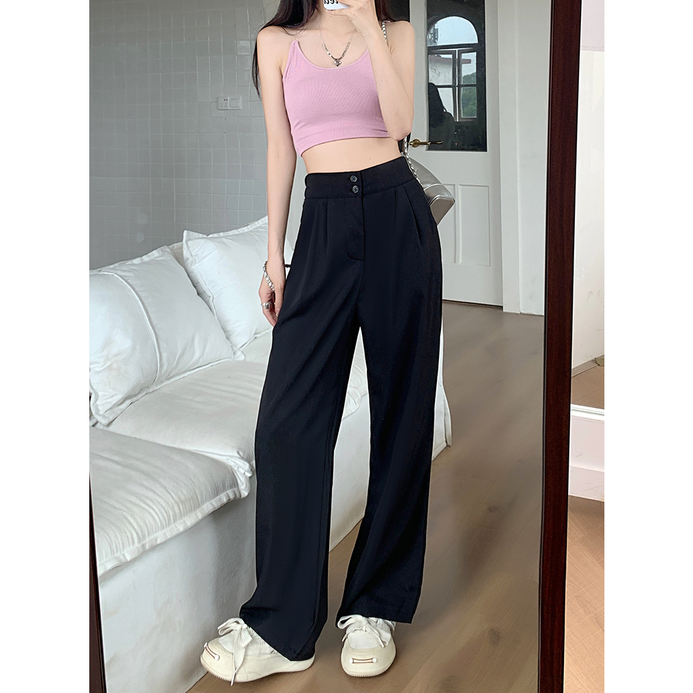 celana wanita terbaru kulot highwaist premium loose causual celana hitam panjang wanita korean style panjang pants