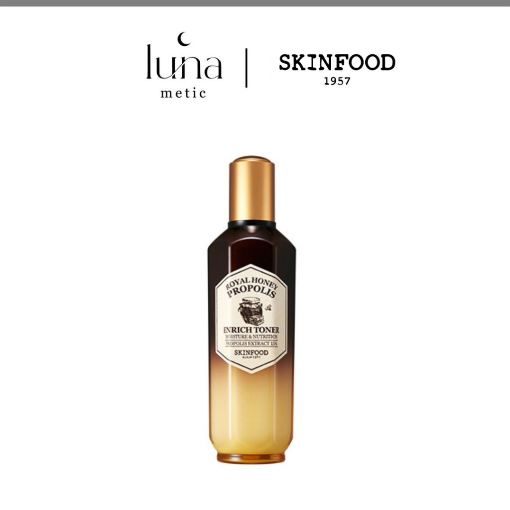 [SKINFOOD] Royal Honey Propolis Enrich Toner 160ml | Toner Wajah | Original Korea | Ready Stock