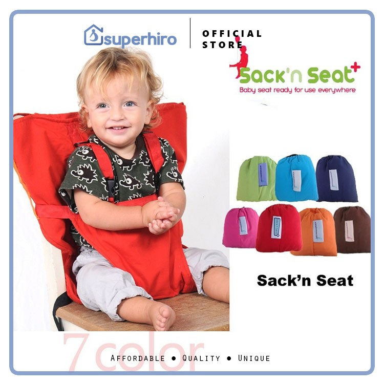 Baby Chair Sack n Seat USA Cover Portable Seatbelt Babychair