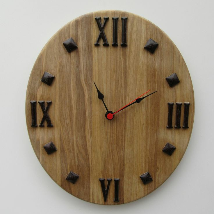 Jam Dinding Kayu Jati Klasik Natural