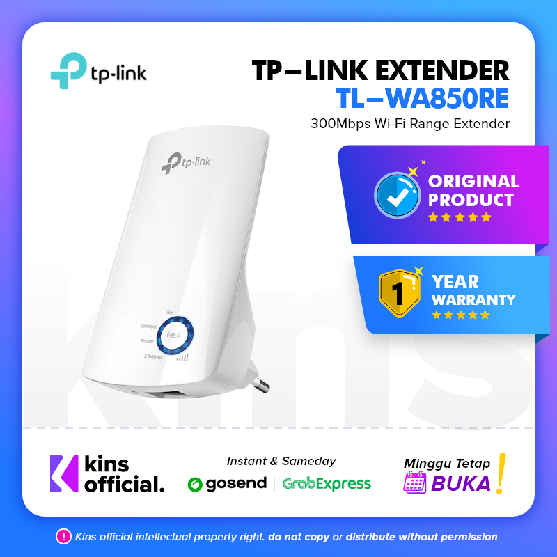 Tp-Link TL-WA850RE 300Mbps Universal Wireless N Range Extender