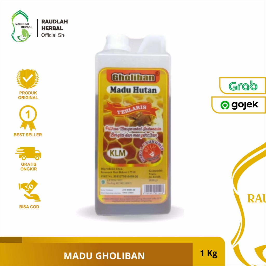 

GHOLIBAN - Madu Hutan Kalimantan KLM 100% Asli 1kg
