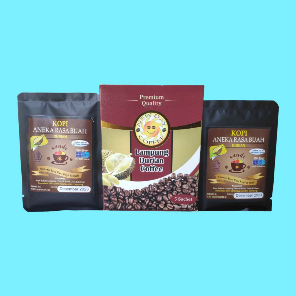 

KOPI DURIAN LAMPUNG 5 SACHET