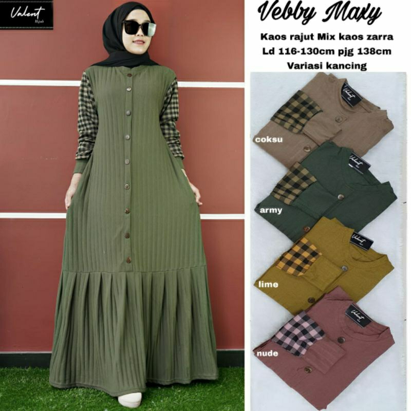 VEBBY MAXY / KAOS RAJUT MIX KAOS ZARA // VALENT HIJAB
