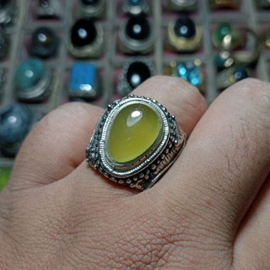 batu cincin bio solar Aceh giwang model tetes air