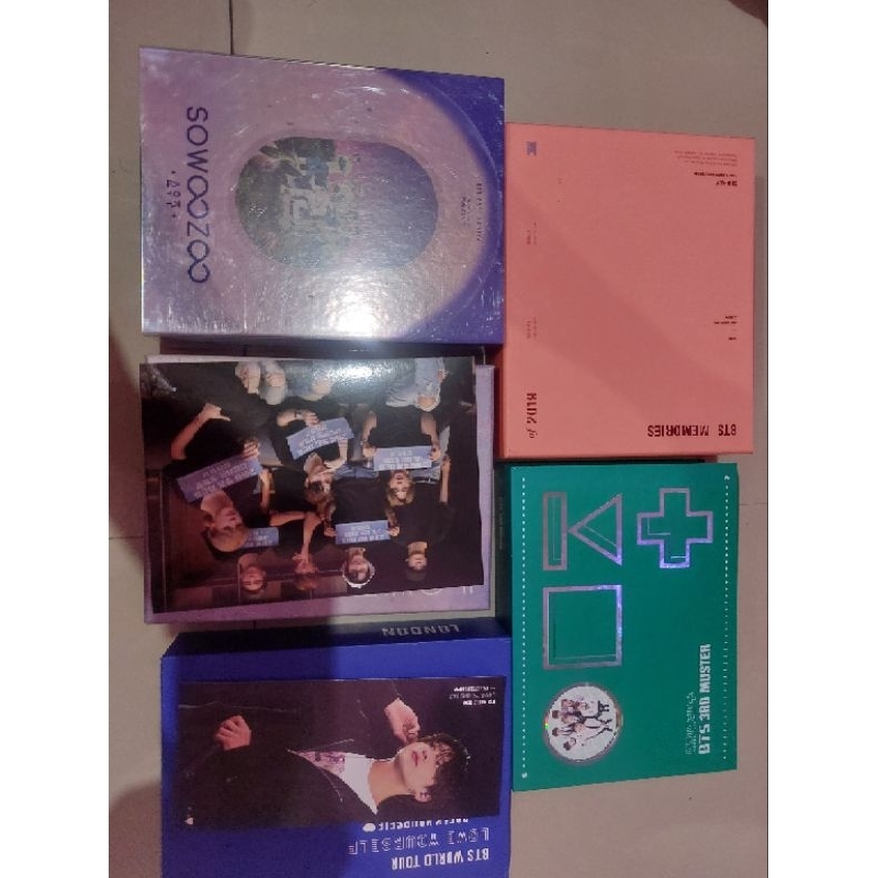 DVD LY NY love yourself new york, 3RD MUSTER, SOWOZOO, MEMORIES BLURAY 2019, DVD LY LONDON JUNGKOOK 