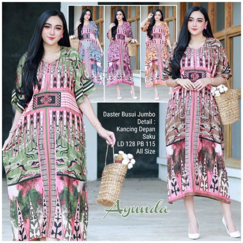 PAKET USAHA 3PCS DASTER JUMBO RAYON BUSUI LD 130