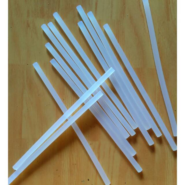 Lem Bakar / Lem Lilin /Lem Plastik / Lem Tembak Warna Transparan Bening isi 1 pcs