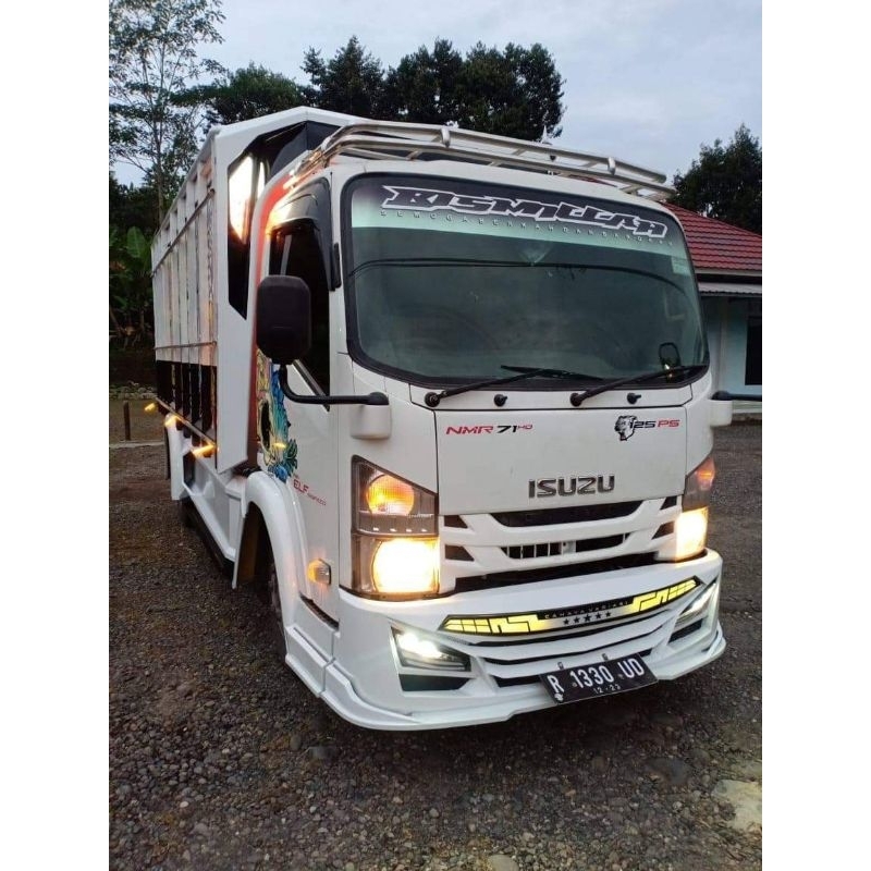 Bemper truk model avante bahan fibergllas
