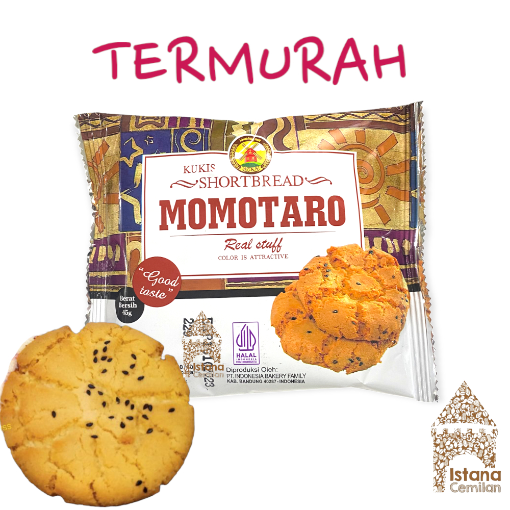 

MOMOTARO ShortBread Cookies Aoka Original / Cokelat / Delux Caramelo Caramel Kukis Viral 45 Gram