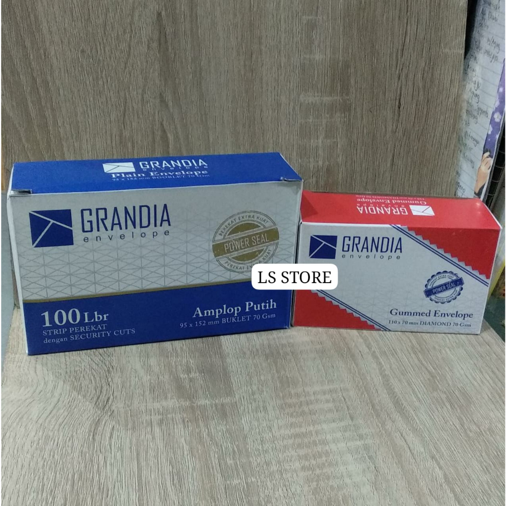 

AMPLOP GRANDIA PUTIH POLOS UKURAN TANGGUNG DAN MINI ISI 100 PCS