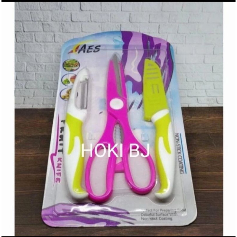 

PISAU DAPUR / GUNTING / PEELER SET AES