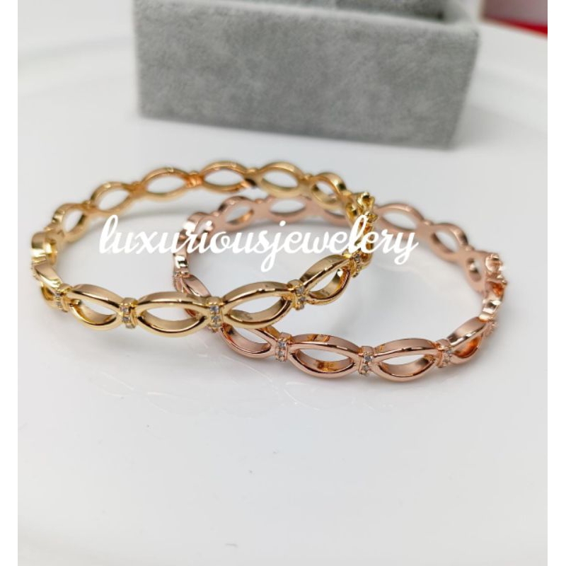 Gelang bangle mewah premium mirror Quality