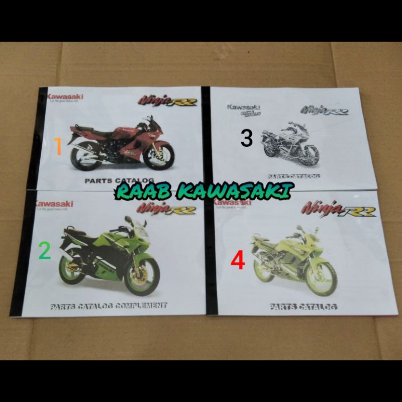 

BUKU PART KATALOG COPY KAWASAKI NINJA 150 RR OLD ZX